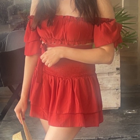 Shein beautiful red set - Picture 2 of 2